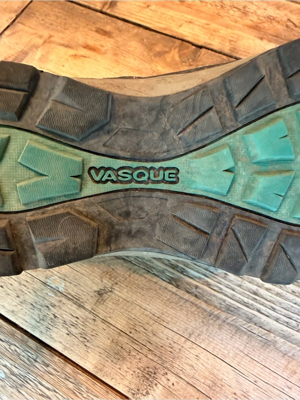 Kids Vasque Gray and Teal Hiking Boots - Youth Size 4